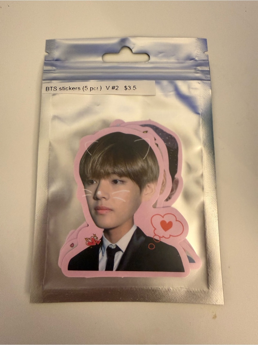 [3 FOR $10] BTS V unofficial stickers